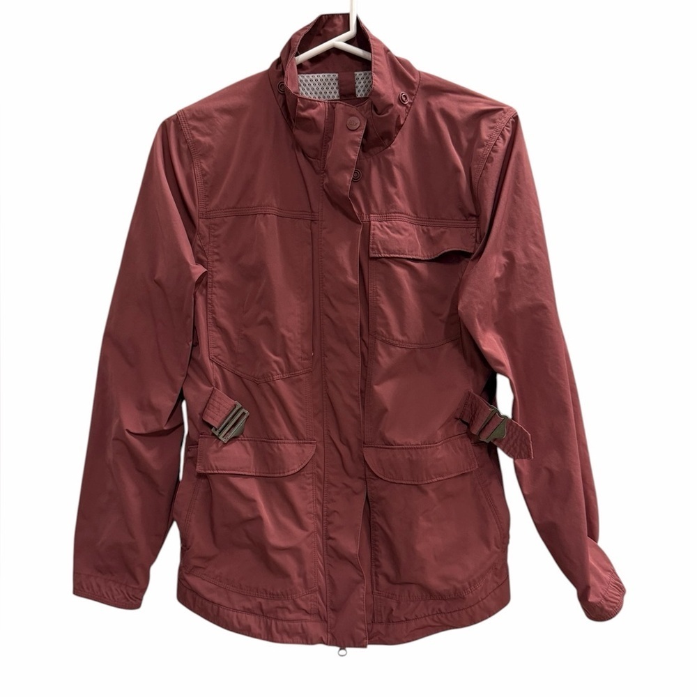 Royal Robbins Women's Rain Jacket - Maroon Size Medium